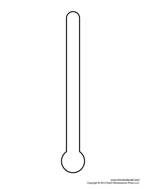 Blank Thermometer Printable, Thermometer Drawing, Fundraising Thermometer Templates, Goal Thermometer Templates, Feelings Thermometer, Goal Thermometer, Fundraising Thermometer, Mercury Thermometer, Doodle Template