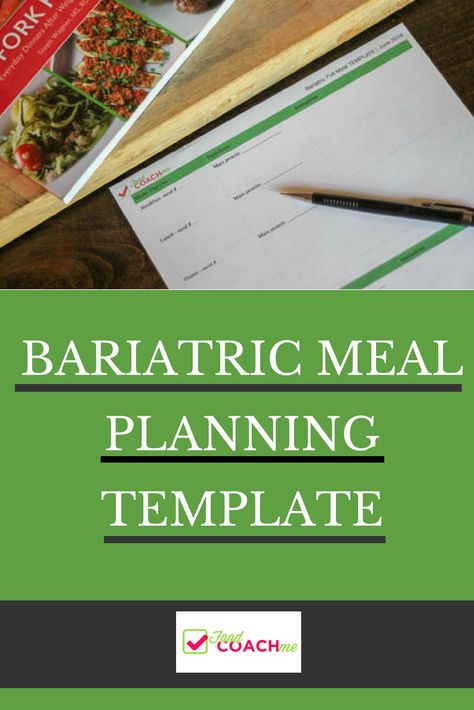 Trying to get better about planning ahead for your meals? This FREE template helps you plan out your meals with a focus on protein. We all know it pays to plan ahead and stay on your post-op weight loss surgery diet! Need recipe ideas? We have those too for Gastric Sleeve or Bypass patients. FoodCoach.Me has over 500 recipes from a bariatric dietitian! #bariatricrecipes #wlsrecipes #gastricsleeverecipes #gastricbypassrecipes #duodenalswitch #mealplanning #bariatricmealplan #wlsmenu Meal Plan Template, Bariatric Diet, Bariatric Eating, Natural Detox Drinks, Meal Planning Template, Detox Drinks Recipes, Bariatric Recipes, Minced Meat, Natural Detox