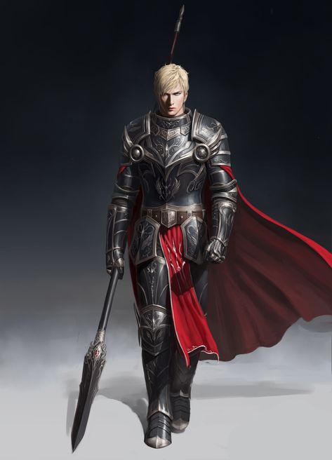 ArtStation - spearman, yongwon park Illustration Fantasy, Heroic Fantasy, Jaime Lannister, Arya Stark, Dungeons And Dragons Characters, Fantasy Male, Fantasy Armor, Armor Concept, High Fantasy