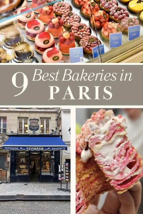 Patisserie, Best Bakeries In Paris, Paris Pastries, Bakery In Paris, Paris Desserts, Paris Food Guide, Paris Pastry, Patisserie Paris, Paris Patisserie