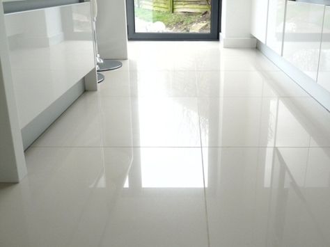 Are ceramic tile floor the other name of convenience? ceramic tile floor the pros u0026 cons of ceramic tile flooring EFNWZRO White Tiles Floor, White Kitchen Floor, White Tile Kitchen Floor, Best Flooring For Kitchen, Trendy Kitchen Tile, White Laundry Rooms, Black Floor Tiles, Tiled Floor, Kitchen Tiles Design