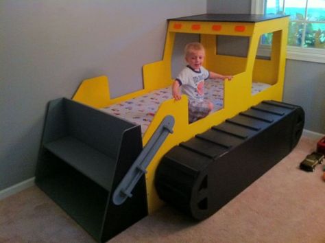 WIDE RANGE OF VARIETY OF BEDS FOR BOYS – darbylanefurniture.com Unique Toddler Beds, Diy Toddler Bed, Construction Bedroom, Toddler Bed Boy, Toddler Beds, Bed Plans, Boys Bedding, Toddler Bedrooms, Childrens Beds