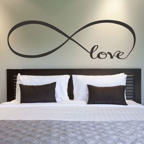 Diy Wall Decor For Bedroom, Diy Wand, Wall Decals For Bedroom, Stylish Wall Art, Wall Stickers Bedroom, Wall Stickers Home, Decoration Stickers, Love Wall, Vinyl Wall Stickers