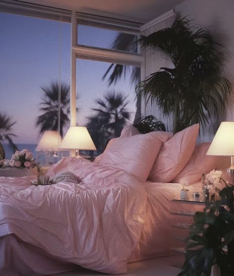 80s Apartment Aesthetic, Pink Penthouse, 80s Apartment, 1980s Interior Design, Pink House Interior, 80s Room Aesthetic, 1980s Interior, 80s Interior Design, 80s House