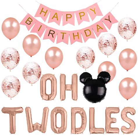 PRICES MAY VARY. INCLUDE: 9PCS 16 inch Oh Twodles Balloons Banner Garland, 1PC HAPPY BIRTHDAY Mickey Mouse Banner, 16PCS latex Balloons, 1PC number 2 Balloon, 1 String, 1 Straw, 32 PCS oh twodles birthday party supplies in total. FOR: oh twodles birthday decorations, oh twodles birthday party, oh twodles birthday banner, oh twodles banner, oh twodles birthday party decorations, oh twodles birthday party supplies boy... Flexible using ways: you can paste the oh twodles balloons anywhere or string Number 2 Balloon, Oh Twodles Birthday, Toddler Birthday Party Themes, Happy Birthday Mickey Mouse, Oh Twodles, 2 Balloon, Twodles Birthday, Son Birthday, Minnie Birthday Party