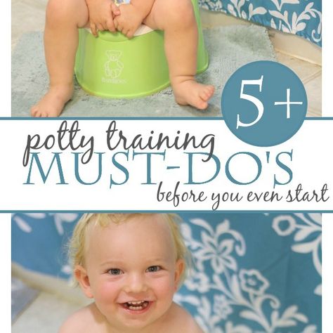 5 Must-Do Potty Training Tips Before You Even Start - Happily Ever Mom Potty Training 101, Best Potty, Potty Training Girls, Potty Training Boys, Starting Potty Training, Infant Potty Training, Pregnancy Info, Potty Time, Potty Training Tips