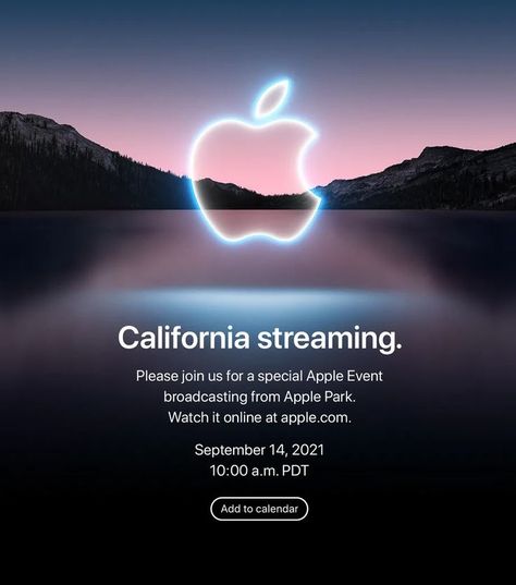 Apple just sent invites for its September 14 digital event named “California Streaming”. The Stream Which Carries the Tagline”California Streaming” will be Another Virtual Broadcast From Apple Park. #technology #tech #india #smartphone #gadgets #mobile #apple Performance Poster Design, Apple Advertising Design, Apple Poster Design, Henson Shaving, Apple Advertisement, Apple Launch Event, Apple Branding, Apple Marketing, Apple Ads