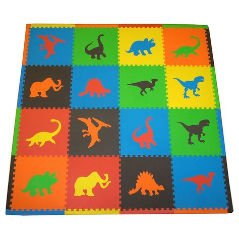 Tadpoles Dinosaur Play Mat Set, Multicolor Playmat Baby, Play Foam, Dinosaur Classroom, Puzzle Activity, Dinosaur Play, Dinosaur Bedroom, Foam Mat Flooring, Dinosaur Room, Foam Flooring