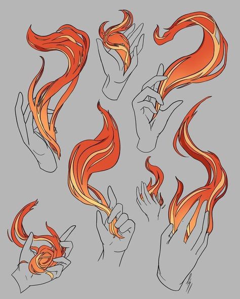 Magic Drawing, Fire Drawing, Hand Gestures, Hand Drawing Reference, Body Reference Drawing, Concept Art Drawing, Body Reference, Anatomy Reference, Anime Poses Reference