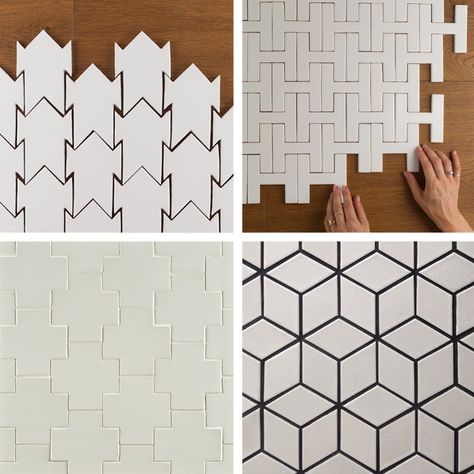 Block Tiles Design, Penny Tiles Bathroom Floor, Laundry Tiles, Penny Tile Bathroom Floor, Penny Tiles Bathroom, Scale Tile, Tile Shapes, Ceramic Flooring, Porch Tile