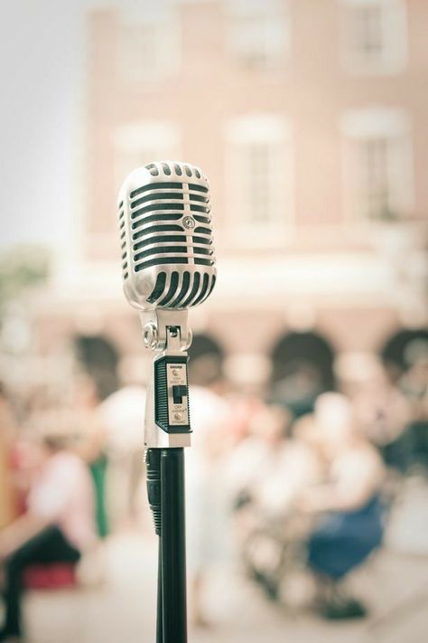 Style of microphone for MC/DJ - goes with the timeless, classic theme for wedding. Anthem Lights, Tori Vega, Motivational Speaking, Jade West, Sales Pitch, Yellow Brick Road, I'm With The Band, Vintage Microphone, Music Aesthetic