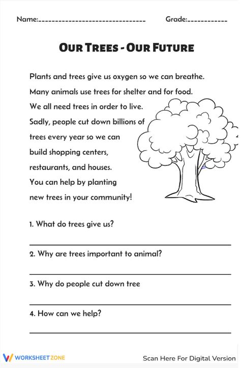 Check it now!!!👆 💥🥰 This worksheet is all free.💥 Engage students with dynamic Earth Day Reading Comprehension worksheet to celebrate our planet's beauty and promote environmental awareness! Our Earth Worksheet For Grade 2, Forest Worksheet, Letter Writing For Kids, Phonics Passages, Environmental Activities, Earth Day Worksheets, Environmental Posters, Spelling Words List, Worksheets For Grade 3