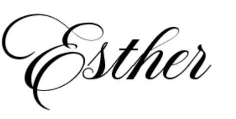 Esther Tattoo, Sims Names, Queen Esther, David Smith, Small Tattoos For Guys, Baby E, Name Tattoo, Small Tattoos, Tattoos For Guys