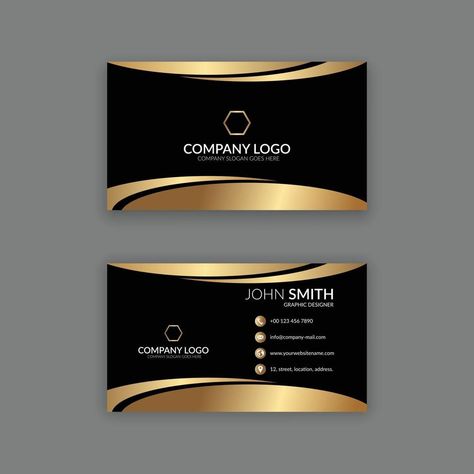 Art Deco Design Graphics, Medical Business Card, Interior Designer Business Card, Business Card Design Black, Business Portrait Photography, Logo Design Love, Illustrator Design Tutorial, Gold Business Card, Name Card Design