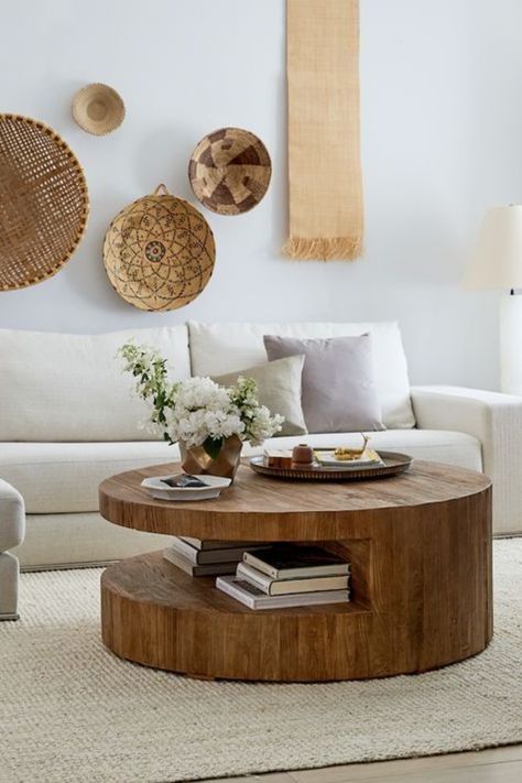 Wooden Coffee Table Designs, Apartment Livingroom, تصميم الطاولة, Furnitur Ruang Keluarga, تصميم للمنزل العصري, Decor Ikea, Neutral Living Room, Hus Inspiration, Interior Modern