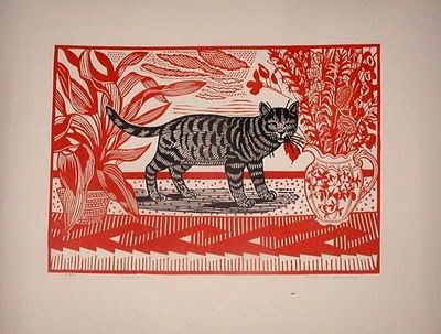 Edward Bawden, Illustration Animals, Cat Patch, English Art, Royal College Of Art, Illustration Vintage, Art Et Illustration, Wood Engraving, Cats Illustration