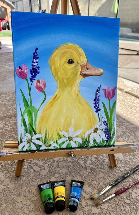 Ilse Crawford, Fashion Motivation, Easter Canvas, Nature Lifestyle, Easter Paintings, Baby Duck, Glasgow School, Cute Canvas Paintings, Blue Sky Background