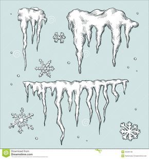 Icicles Drawing, How To Draw Snow, Ice Drawing, Winter Fonts, Winter Drawings, Snow Theme, Bullet Journal Font, Ice Art, Background Drawing