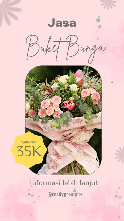 buket bunga,buket,bucket,bunga,desain tempkate,jasa buket bunga,desain illustrasi,minimalis Template Instagram, Story Template, Instagram Story Ideas, Flower Shop, Your Story, Florist, Instagram Story, Template Design, Collage