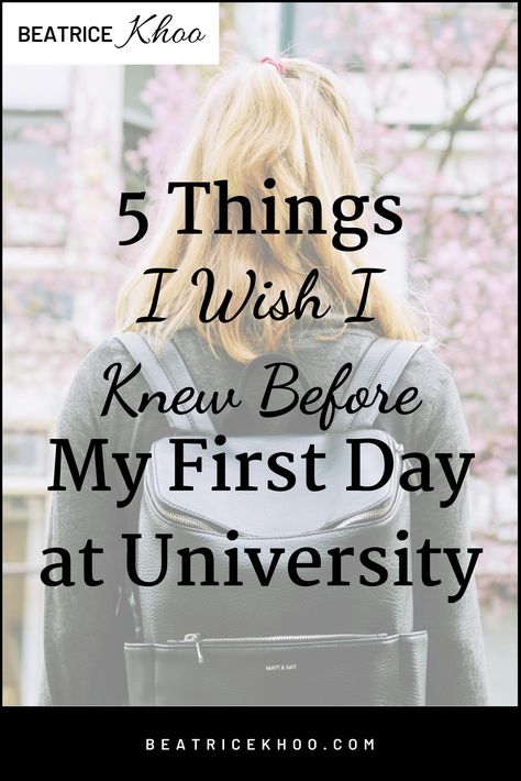 There are so many things to do after you are enrolled, and you may be feeling a little overwhelmed by it. In this post, I have summarised 5 important things to do in the weeks leading up to your first day at university. First Day Of University, First Year University, First Day At University, Orientation Day, College Advice, Going To University, I Wish I Knew, One Week, One Day