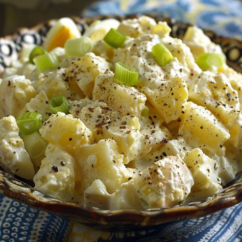 Potatoes And Eggs, American Potato Salad, Memorial Day Bbq, Celery Salt, Instagram Recipes, Trending Recipes, Hard Boiled, Crowd Pleaser, Salad Ingredients