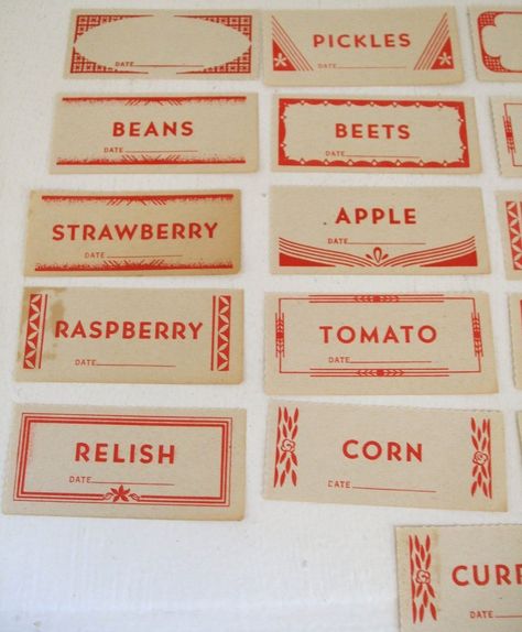 Herb Preservation, Jars Crafts, 1930s Kitchen, Dry Mixes, Canning Supplies, Canning Labels, Card Inspo, 타이포그래피 포스터 디자인, Canning Jar