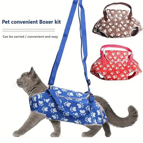 Pet Carrier Bag Simple Portable Cat Handbag With Shoulder Strap And Handle Breathable Large Capacity Cat Bag | Free Shipping For New Users | Temu Dog Carrying Bag, Puppy Carrier, Cat Backpack Carrier, Pet Travel Carrier, Cat Handbags, Dog Carrier Bag, Pet Carrier Bag, Dog Car Seat Cover, Animal Bag