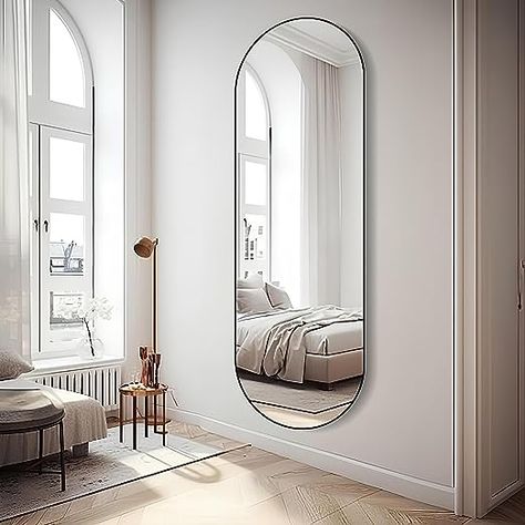 Oblong Mirror, Arched Full Length Mirror, Full Length Wall Mirror, Hall Mirror, Mirror Full Length, Hall Mirrors, Full Length Mirrors, Contemporary Art Deco, Entryway Mirror