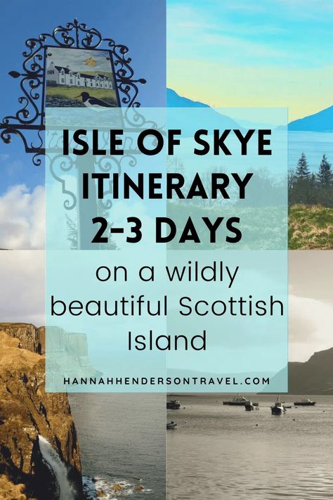 This Isle of Skye itinerary will guide a 2-3 day tour of the island; including things to see on the way & road trip routes around the island! #IsleofSkye #Scotland #RoadTrip Scotland Roadtrip, Island Of Skye, Road Trip Routes, Scottish Islands, Explore Travel, Lifestyle Travel, Isle Of Skye, City Break, Uk Travel