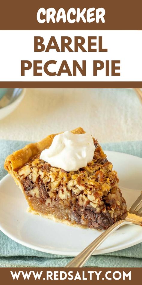 In this blog, I will share with you a cracker barrel pecan pie recipe that is extremely delicious. Pumpkin Crunch Recipe, Cracker Barrel Menu, Polvorones Recipe, Cheesecake Pie Recipes, Cheesecake Pancakes, Cracker Dessert, Caramel Pecan Cheesecake, Stuffed French Toast Cream Cheese, Best Pecan Pie