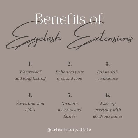 Want all the benefits and none of the work? ✨HELLO LASH EXTENSIONS✨ These are some of my favourite reasons why I love my lashes done - what are yours? Comment below and share with us🤍 #lashes #lashesaustralia #lashesbrisbane #lashextensions #eyelashes #lashartist #lashboss #lashtech #lashaddict #lashart #beauty #aries Lash Extensions Benefits, Lash Extension Benefits, Benefits Of Lash Extensions, Reasons To Get Lash Extensions, Lashes Content Ideas, Lash Extensions Post Ideas, Lash Extensions Post, Lash Policy, Lash Policies