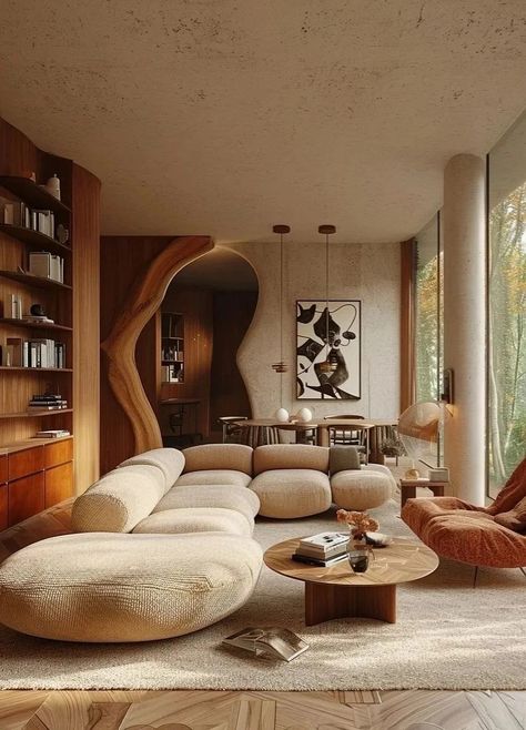 Style Deco, Rustic Living Room, Contemporary Interior Design, Contemporary Living Room, Minimalist Living Room, Dream Home Design, Luxury Living Room, Contemporary Interior, Modern Living Room