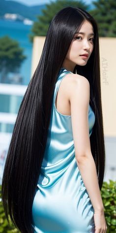 Super Long Hair, Chinese Long Hair, Long Shiny Hair, Long Indian Hair, Extremely Long Hair, Long Silky Hair, Cut Her Hair, Long Black Hair, Long Hair Women