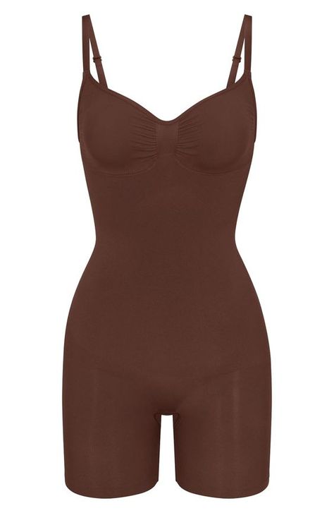 Worth every penny, exceeded my expectations Skims Outdoor Mid Thigh Bodysuit, Skims Shapewear Bodysuit, Brown Shapewear, Pajama Bodysuit, Size 12 Body, Bodysuit Shapewear, Doctor Outfit, Slim Bodysuit, Slim Shapewear