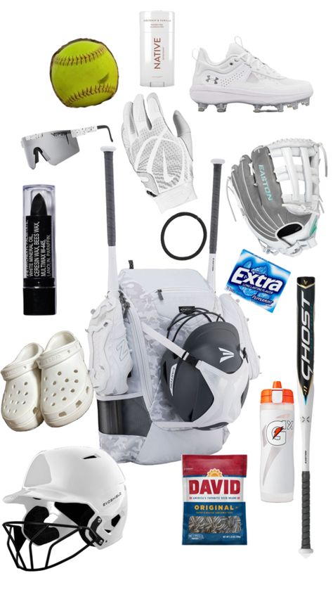 What to pack for softball/baseball game Sports Bag Essentials, Travel Softball, Softball Bag, Bat Bag, Softball Gear, Softball Tournaments, Softball Bags, Softball Outfits, Softball Season