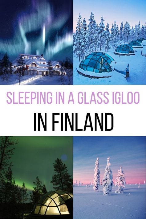 Glass Igloo Hotel, Igloo Hotel, Glass Igloo, Europe Trips, Finland Travel, Travel Women, Lapland Finland, See The Northern Lights, European Destinations