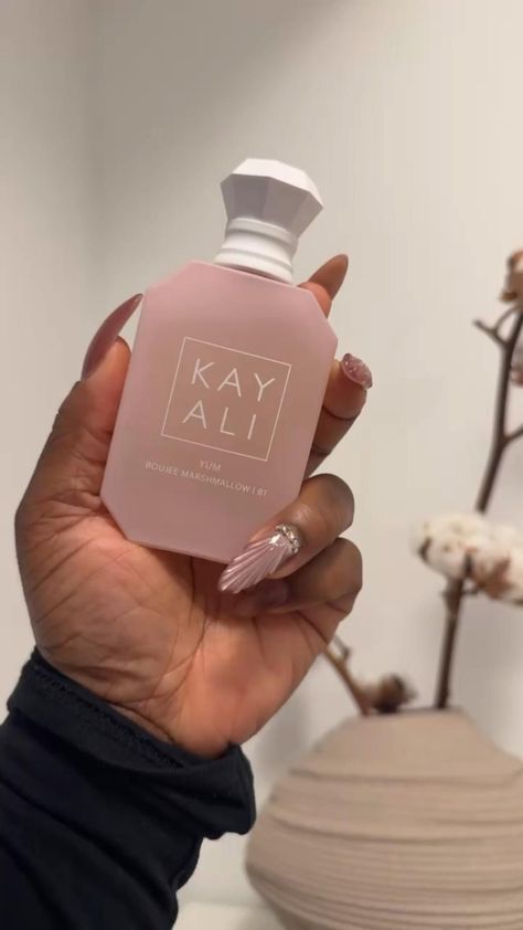 Sweet fluffy strawberry marshmallow gourmand scent for the gourmand lover #kayali #gourmand #vanilla #strawberries #perfume #fruit #sweet #powder #sephora #haul #beautyblog