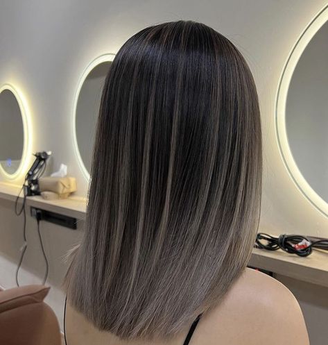 Ash Balayage, Black Hair Balayage, Ash Hair Color, Hair Color Streaks, Brunette Hair With Highlights, Trending Colors, Brown Hair Balayage, Best Hairstyle, Pretty Hair Color