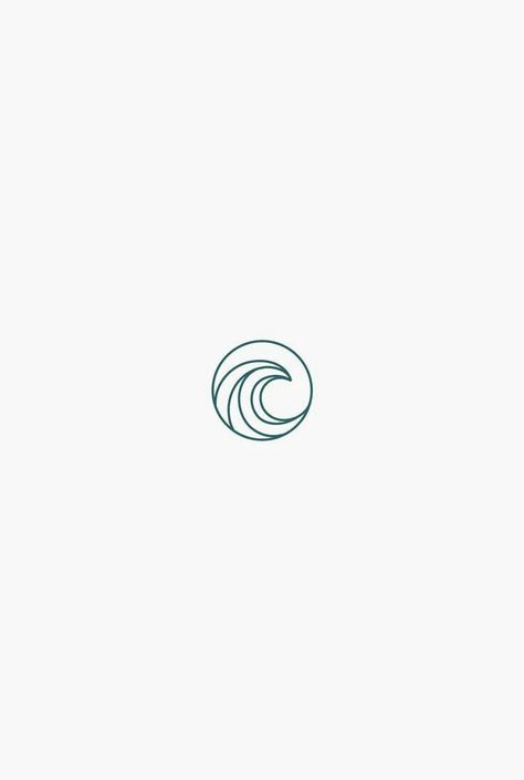 Tattoo Circle, Great Logo Design, God Calling, Wave Drawing, Minimal Tattoos, Petit Tattoo, Wave Tattoo, Shirt Outfits, Waves Tattoo