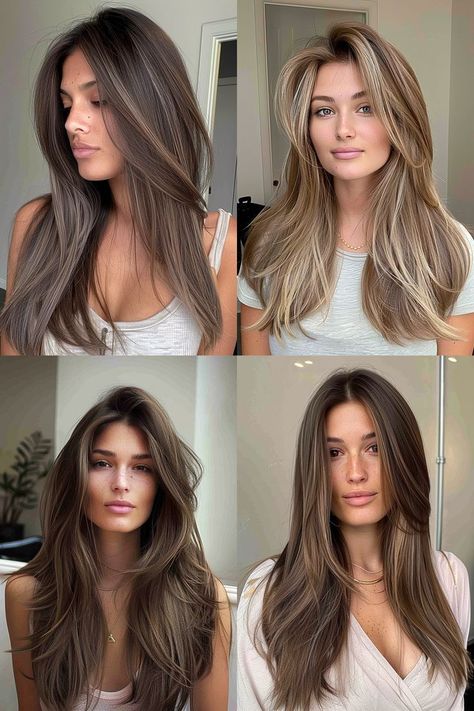 Looking for easy summer styles? Discover the best low maintenance summer haircuts that keep you cool and stylish without the fuss. Cuts For Straight Hair, Haircuts With Long Layers, Hair Without Layers, Straight Hair Haircuts, Long Hair Volume, Volume Haircut, Long Layered Cuts, Haircuts For Long Hair With Layers, Oval Face Haircuts