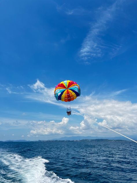 Parasailing Pictures, Parasailing, Beach Girl, Beach Life