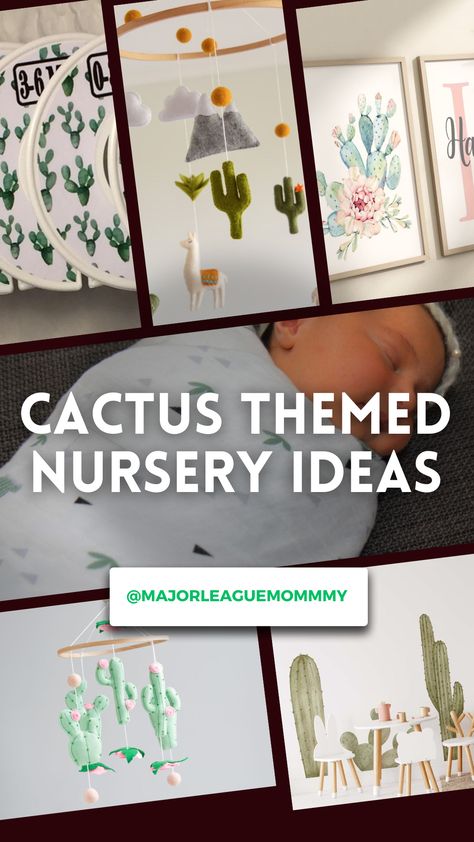 Looking for the freshest nursery inspo for your little one? Check out these cactus-themed ideas to brighten up your baby room! 🌵✨ From adorable decor to creative storage, you'll be amazed at how cute and functional cactus designs can be! 😍 Follow Major League Mommy for even more ideas for your nursery! 🎉 Nursery Color Scheme, Cactus Nursery, Clothes Dividers, Wood Nursery, Flannel Baby Blankets, Nursery Theme, Cactus Wall Art, Cactus Decor, Nursery Inspo