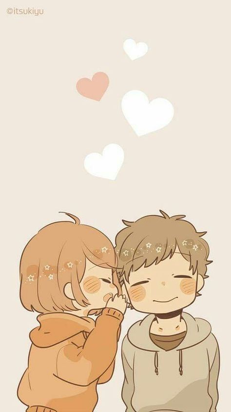 Cute Chibi Couple, Chibi Couple, K Wallpaper, Kawaii Chibi, Cute Love Cartoons, Cute Couple Art, Anime Love Couple, Couple Cartoon, Cute Chibi