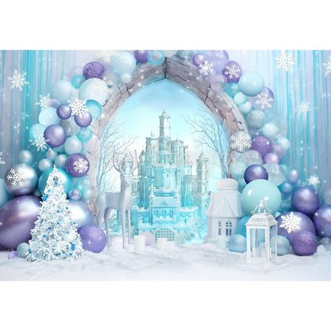 ❄️✨ Dive into a world of ice and magic with our newly designed Frozen-themed photography background! ⛄️🌨️ Perfect for capturing stunning studio photos or transforming your party space into a winter wonderland, these backdrops bring the enchanting beauty of Arendelle to life. 📸💙 From Elsa’s frosty powers to Anna’s adventurous spirit, every detail is designed to make your event or photo session unforgettable. Let it go and embrace the chill with a touch of Frozen magic! ❄️👑 #lisabackdropdesigns... Elsa Backdrop, Frozen Party Backdrop, Princess Castle Backdrop, Frozen Decor, Elsa Birthday Party, Frozen Decorations, Castle Backdrop, Themed Photography, Elsa Birthday