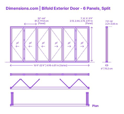 How To Make Bifold Doors, Folding Exterior Doors, Folded Door, Bifold Exterior Doors, Bifold Door Ideas, Sliding Folding Door, Accordian Door, Folding Doors Exterior, Folding Closet Doors