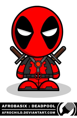 Deadpool Painting, Deadpool Cartoon, Deadpool Drawing, Marvel Canvas, Chibi Marvel, Baby Superhero, Marvel Cartoons, Villain Costumes, Thanos Marvel