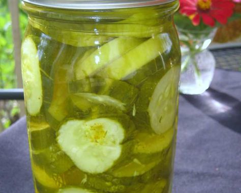 Microwave Dill Pickles Recipe - Food.com Microwave Pickles Recipe, Dill Pickles Recipe, Vinegar Cucumbers, Butter Pickles, Cooking Magazine, Mr Food, Pickles Recipe, Small Cucumber, Pickle Butter