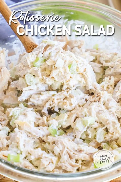 Homemade Rotisserie Chicken, Rotisserie Chicken Salad Recipe, Chicken Salad Croissant, Best Chicken Salad Recipe, Homemade Chicken Salads, Chicken Salad Sandwich Recipe, Rotisserie Chicken Salad, Delicious Chicken Salad, Chicken Salad Recipe Easy