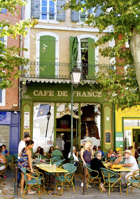 France People, France Cafe, French Buildings, Outdoor Lunch, France Food, Street Cafe, Summer Coffee, My French Country Home, French Summer