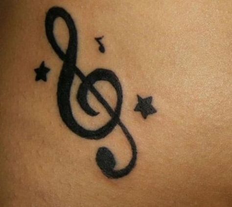 Music Symbol Tattoo, Treble Clef Tattoo, Music Note Symbol, Music Notes Tattoo, Tattoo Music, Music Note Tattoo, Music Tattoo Designs, Note Tattoo, Symbol Tattoo